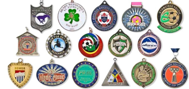 Custom Die Struck Medals  2" Diameter