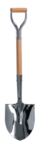 Nickel-Plated Ceremonial Shovel