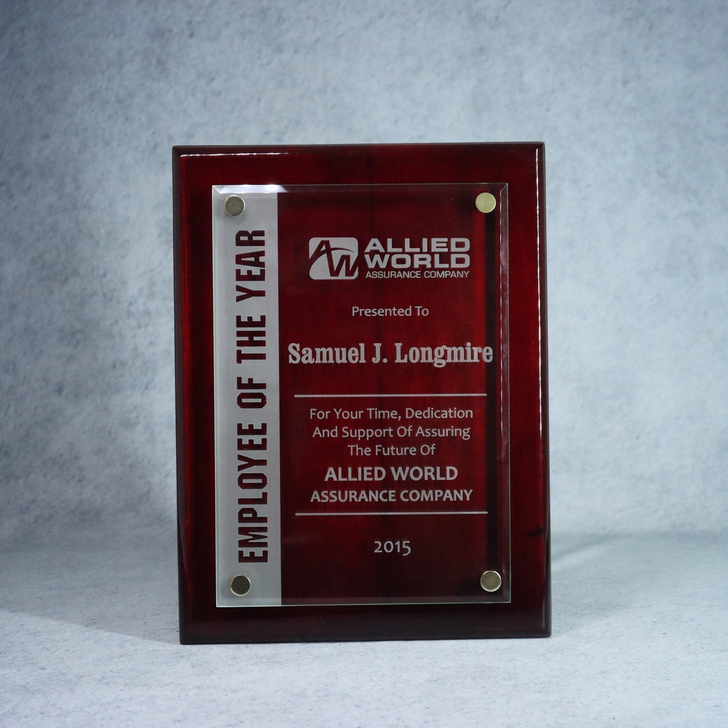Cantebury Plaque with Stand-Out Rosewood - Best Selling plaque in Ohio