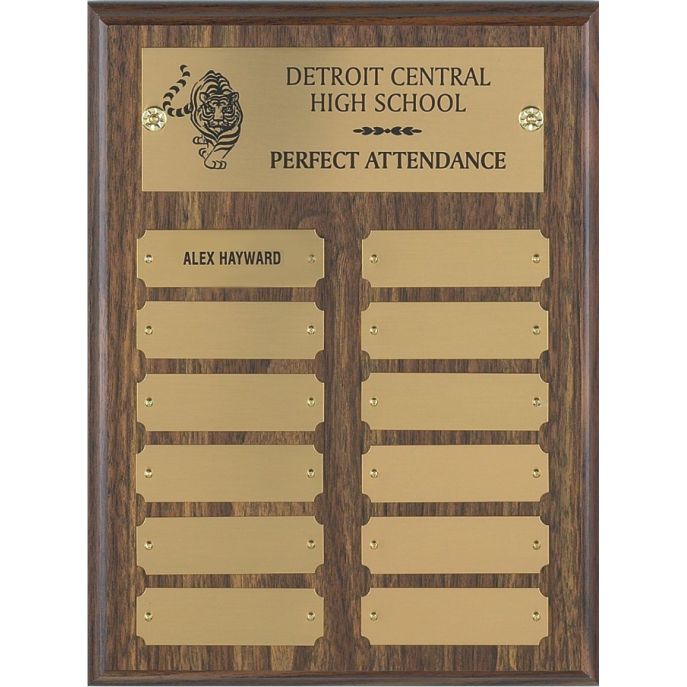 12 Plate Perpetual Plaque-9x12 available in Columbus Ohio