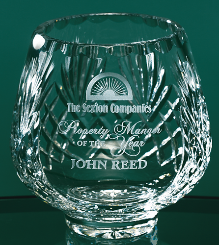 Crystal Rose Bowl