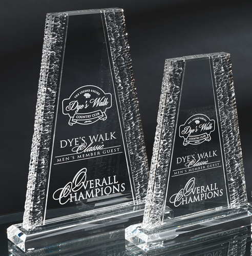 Plaques vierges pour le trophée Crystal Acrylic Award - Fabricants