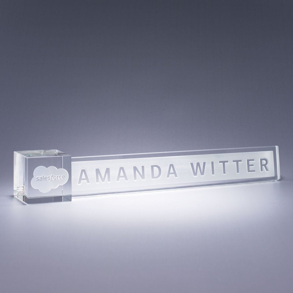 ACCENT DESK NAMEPLATE