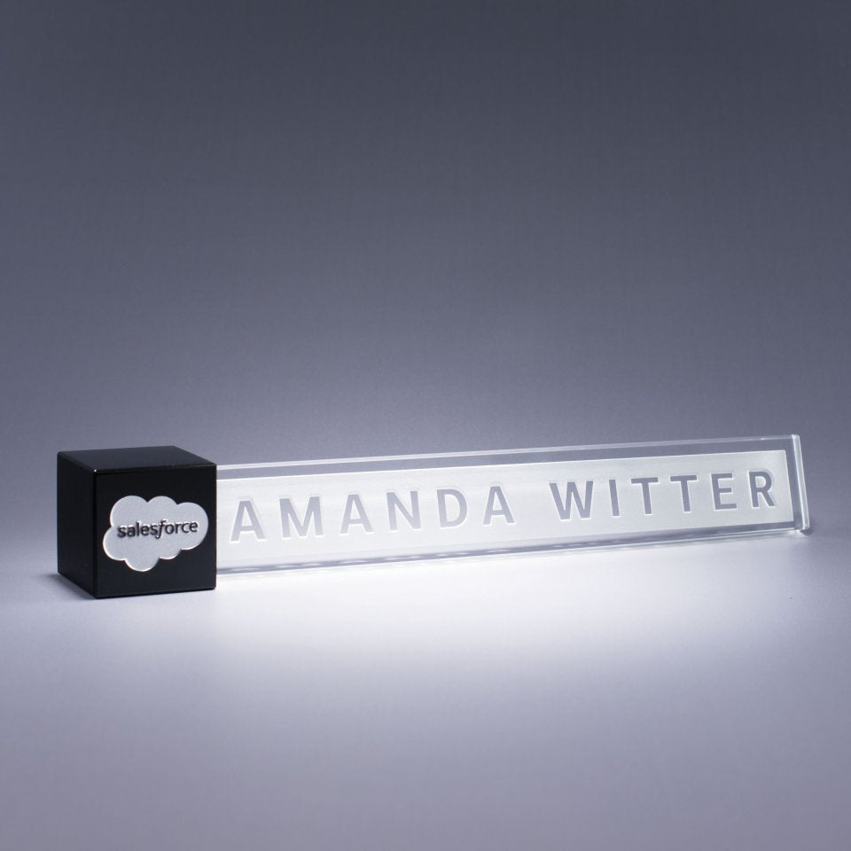 ACCENT DESK NAMEPLATE
