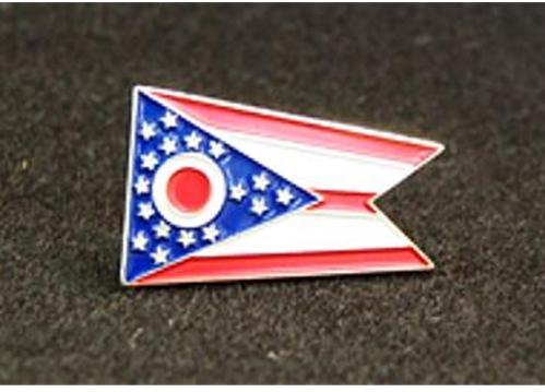 Oh Ridge Pin Ohio Flag Lapel Pin