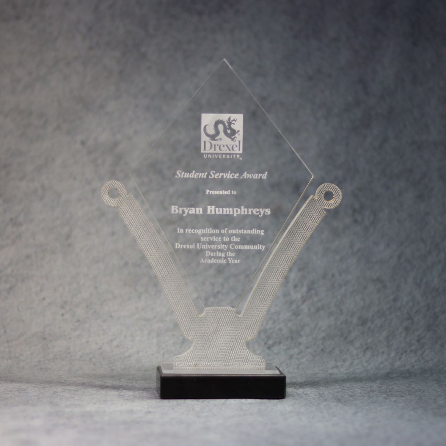 Plaques vierges pour le trophée Crystal Acrylic Award - Fabricants