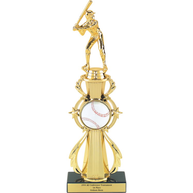 3D Full Color Sport Ball Star Riser Award Trophy
